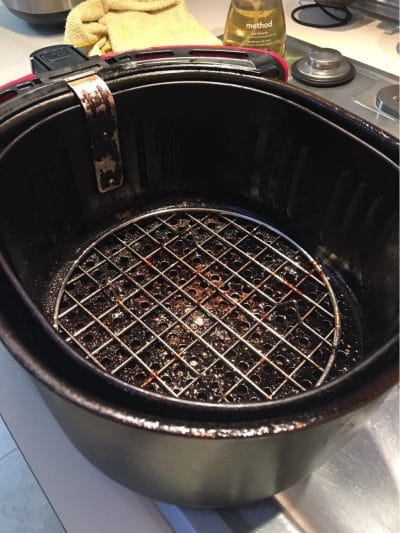 greasy air fryer