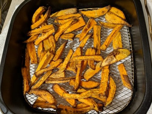 air fry sweet potatoes